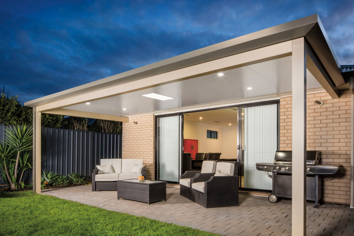Stratco Pavilion Slique verandah