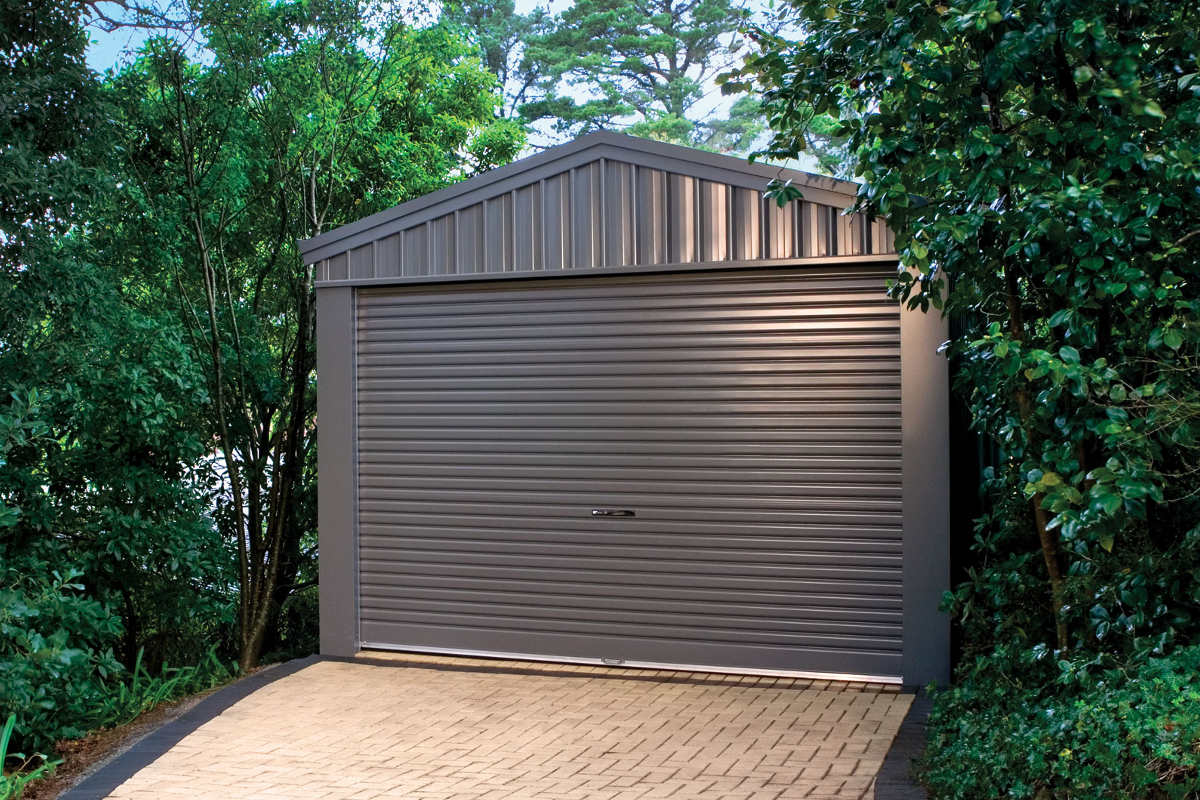 Gable roof garage