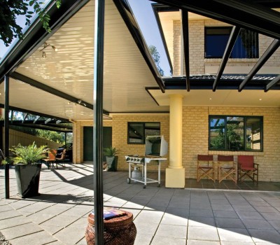 Verandah and open pergola combo